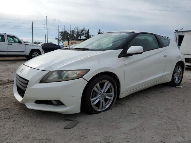 HONDA CR-Z EX 2012 white  hybrid engine JHMZF1D69CS001732 photo #1