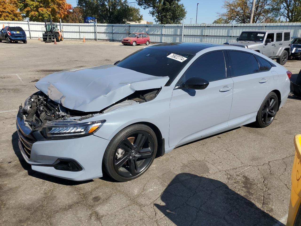 Lot #2972428587 2021 HONDA ACCORD SPO