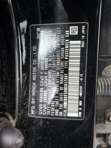 2017 HONDA ACCORD HYB - JHMCR6F58HC017887