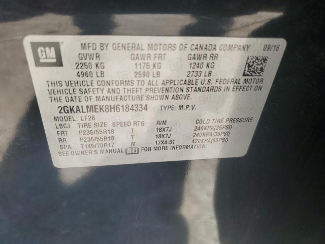 2017 GMC TERRAIN SL - 2GKALMEK8H6184334
