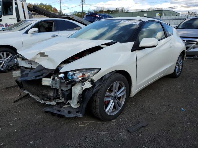 HONDA CR-Z EX 2012 white hatchbac hybrid engine JHMZF1D68CS000054 photo #1