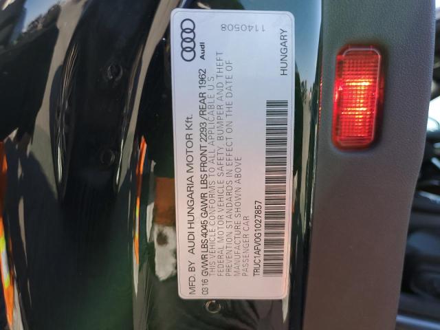 2016 AUDI TTS - TRUC1AFV0G1027857