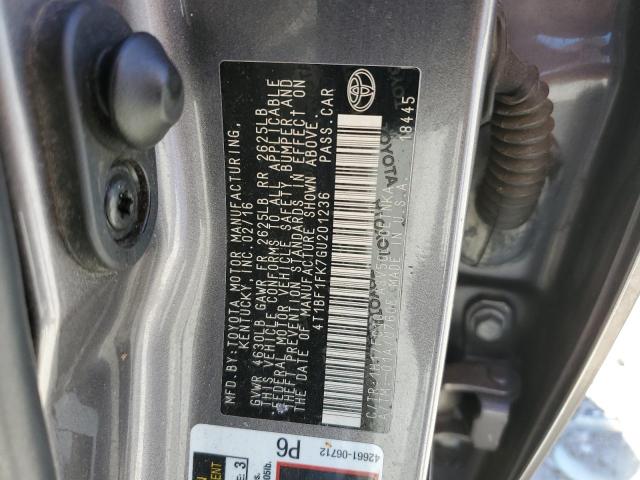 2016 TOYOTA CAMRY LE - 4T1BF1FK7GU201236