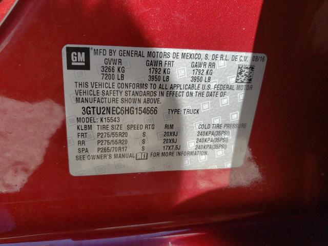 2017 GMC SIERRA K15 - 3GTU2NEC6HG154666