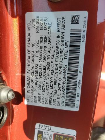 2018 HONDA CR-V EXL - 2HKRW2H83JH644852