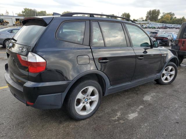 BMW X3 3.0SI 2007 black  Gasoline WBXPC93427WF19217 photo #4