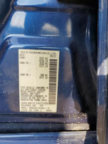 2018 NISSAN ALTIMA 2.5 - 1N4AL3AP7JC107108