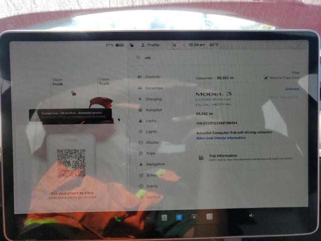 2022 TESLA MODEL 3 - 5YJ3E1EB5NF288184