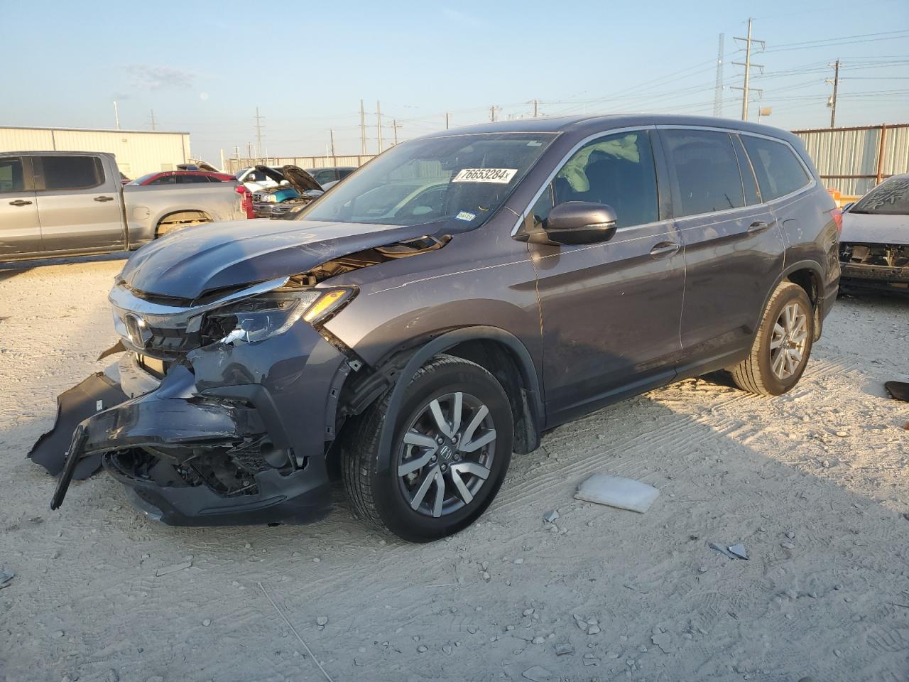 Lot #2989423706 2021 HONDA PILOT EXL