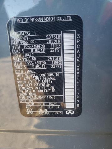 2023 INFINITI QX55 LUXE 3PCAJ5JR5PF117578