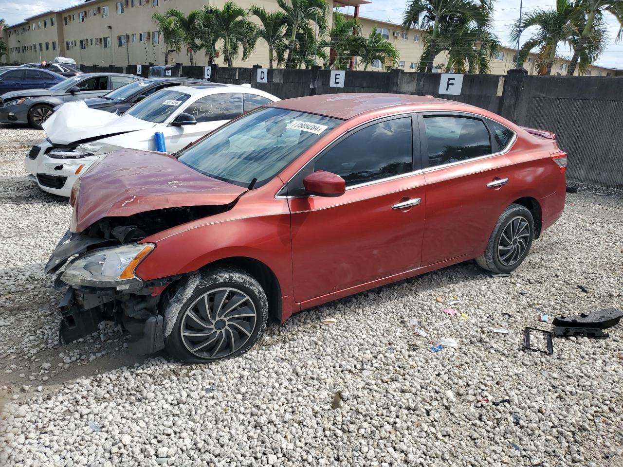 Lot #3029579067 2014 NISSAN SENTRA S M