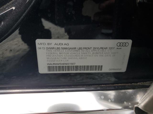 VIN WAURMAFD4EN001607 2014 Audi A8, L Tdi Quattro no.12