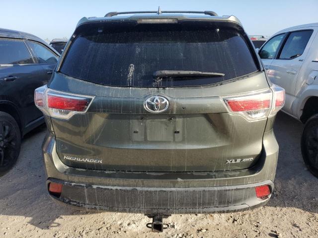 VIN 5TDJKRFH0FS157565 2015 Toyota Highlander, Xle no.6