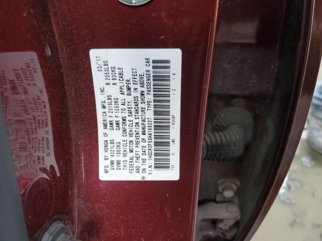 2017 HONDA ACCORD SPO - 1HGCR2F5XHA189037