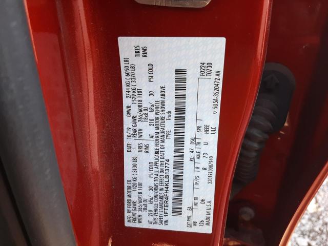 2019 FORD RANGER XL - 1FTER4FH4KLB13774