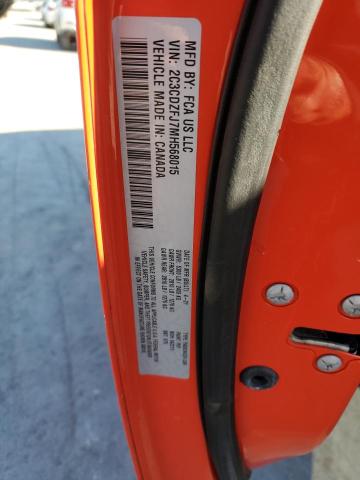 2021 DODGE CHALLENGER - 2C3CDZFJ7MH568015