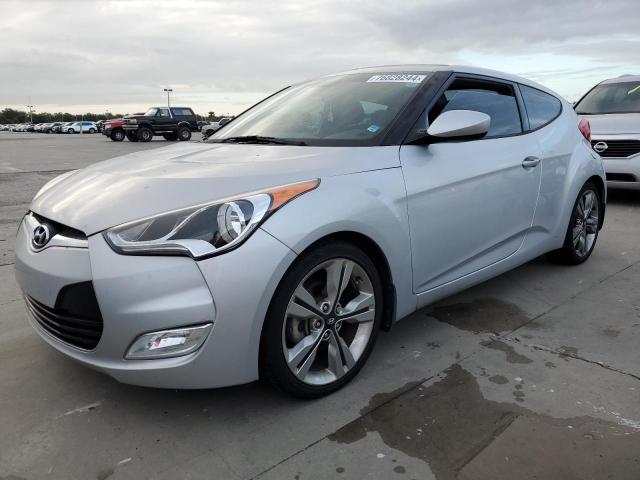 HYUNDAI VELOSTER 2016 silver  gas KMHTC6AD3GU266488 photo #1