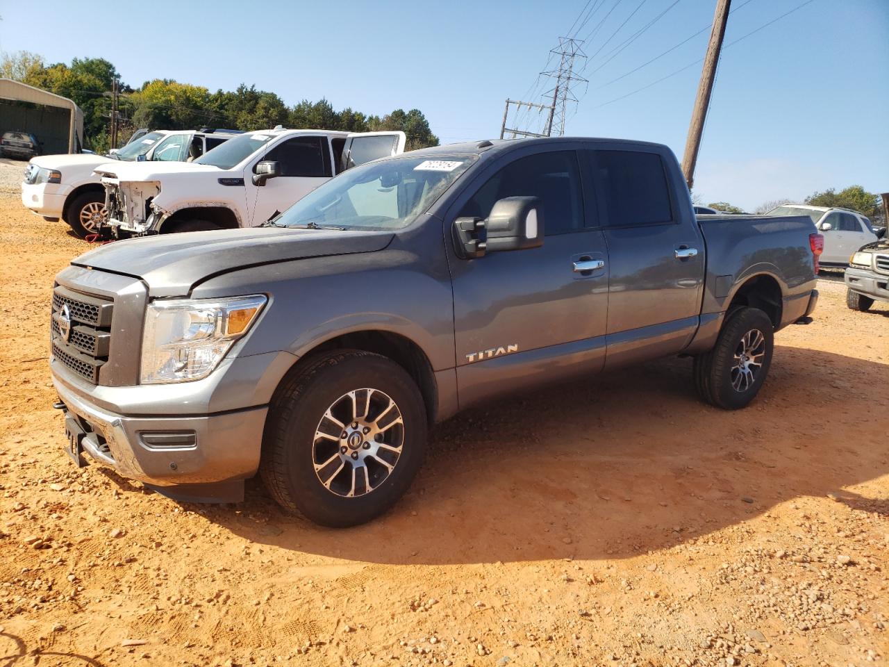 Lot #3030426460 2021 NISSAN TITAN SV