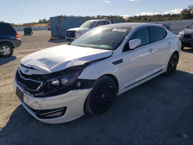 KIA OPTIMA SX 2013 white  gas 5XXGR4A61DG180611 photo #1