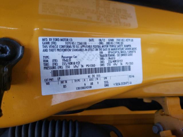 VIN 1FADP3L90DL126975 2013 Ford Focus, ST no.13