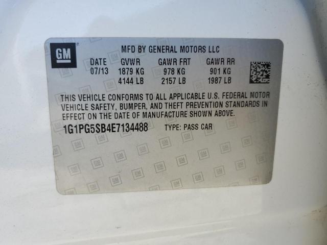 VIN 1G1PG5SB4E7134488 2014 Chevrolet Cruze, Ltz no.13