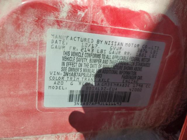 2018 NISSAN SENTRA S - 3N1AB7AP9JL616693