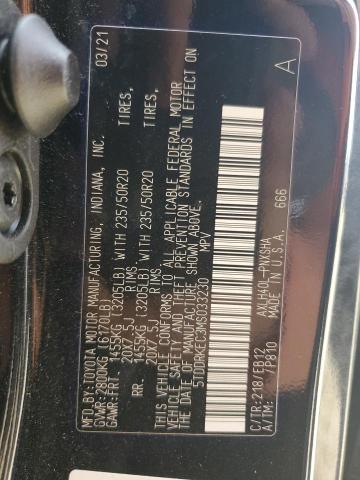 2021 TOYOTA SIENNA XSE - 5TDDRKEC3MS033230