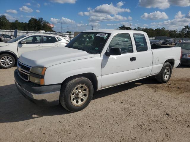 CHEVROLET SILVERADO 2006 white 4dr ext flexible fuel 1GCEC19Z76Z261814 photo #1