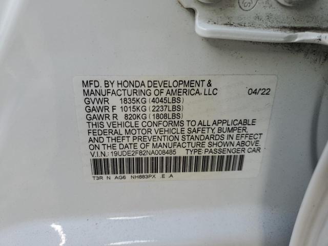 2022 ACURA ILX PREMIU - 19UDE2F82NA008485
