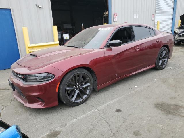 DODGE CHARGER GT 2019 burgundy  flexible fuel 2C3CDXHG5KH597693 photo #1