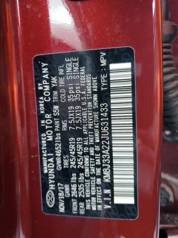 2018 HYUNDAI TUCSON VAL - KM8J33A22JU631433