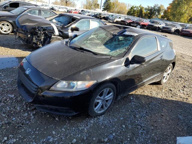 HONDA CR-Z 2011 black hatchbac hybrid engine JHMZF1C42BS001926 photo #1