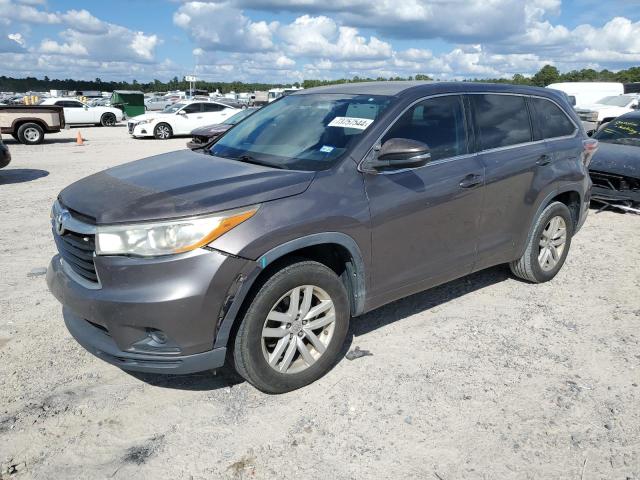 VIN 5TDZKRFH0ES009384 2014 Toyota Highlander, LE no.1