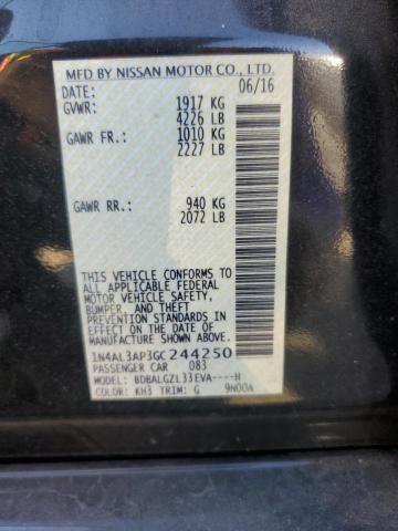 2016 NISSAN ALTIMA 2.5 - 1N4AL3AP3GC244250