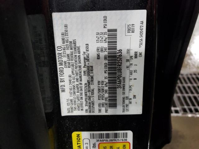 2015 FORD FUSION SE - 3FA6P0LU8FR257636