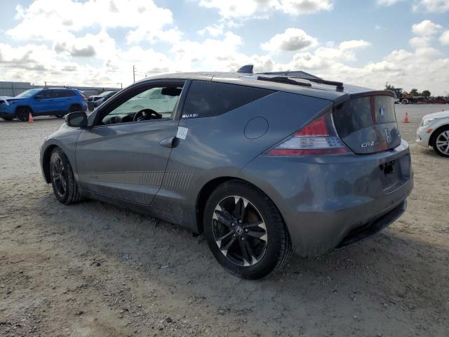 HONDA CR-Z EX 2015 gray  hybrid engine JHMZF1D64FS001867 photo #3