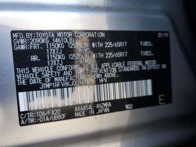 2019 TOYOTA RAV4 XLE - JTMP1RFV8KJ009416