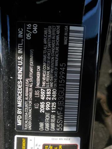 2016 MERCEDES-BENZ C 300 - 55SWF4JB3GU159945