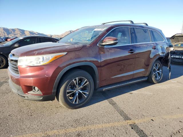 VIN 5TDKKRFH7GS172554 2016 Toyota Highlander, Xle no.1