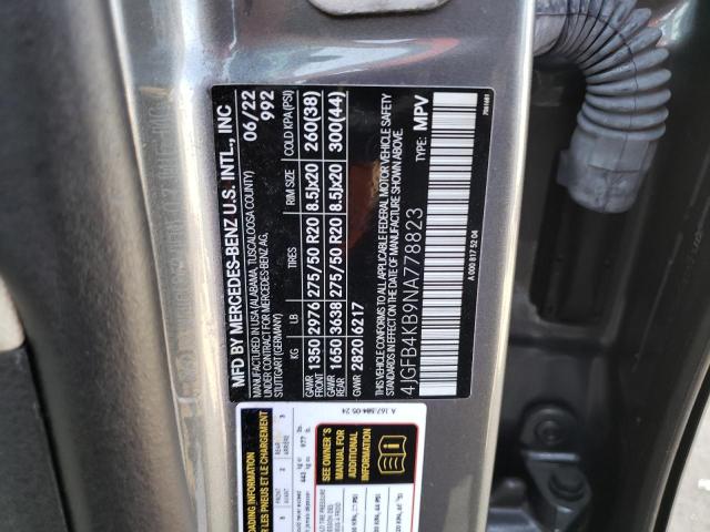 2022 MERCEDES-BENZ GLE 350 4M - 4JGFB4KB9NA778823