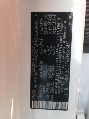2024 HYUNDAI TUCSON SEL - 5NMJBCDE6RH383431