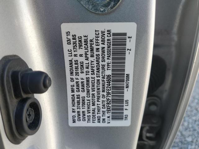 2015 HONDA CIVIC SE 19XFB2F79FE244606