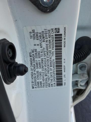 2020 HONDA CIVIC LX - 2HGFC2F61LH500274