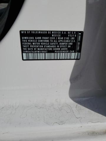 2015 VOLKSWAGEN JETTA TDI - 3VW3A7AJ8FM319837