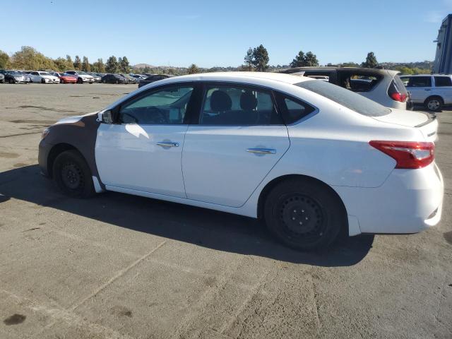 NISSAN SENTRA S 2019 white  gas 3N1AB7AP4KY215363 photo #3