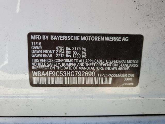 VIN WBA4F9C53HG792690 2017 BMW 4 Series, 430XI Gran... no.12