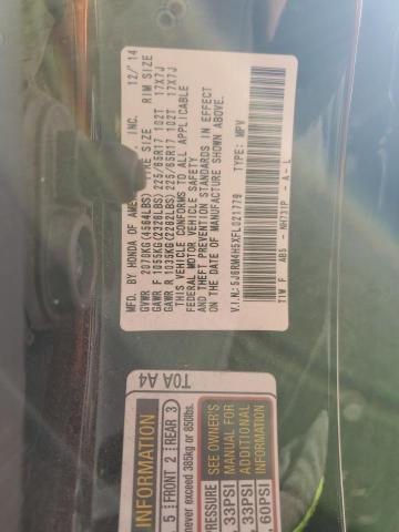 2015 HONDA CR-V EX - 5J6RM4H5XFL021779