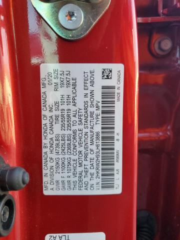 2020 HONDA CR-V TOURI - 2HKRW2H93LH613886