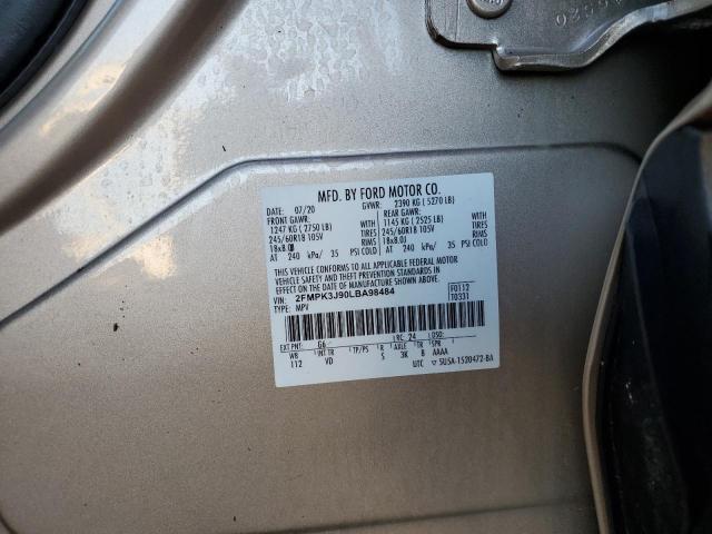2020 FORD EDGE SEL - 2FMPK3J90LBA98484