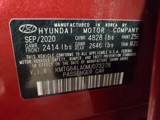 2021 GENESIS G70 KMTG64LA0MU073278